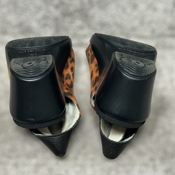 Alegria Rosie Leopard Print Wedge Slip Resistant Sandals – Women’s 37 (US 7–7.5) - Picture 8 of 12